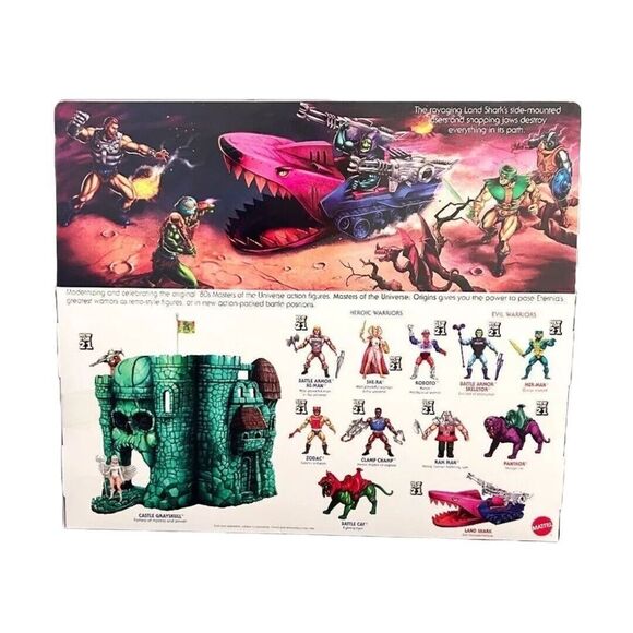 He-Man Masters of the Universe‎ Retro Tubaronk Land Shark Vehicle Action Figure - Picture 4 of 4